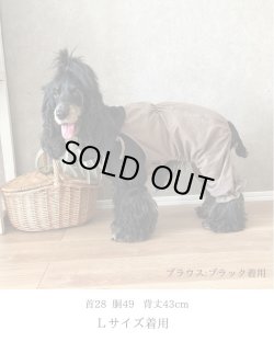 画像1: ギャザーサロペット　カヌレ