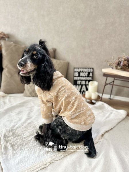 画像4: ショールカラートップス letter (4)